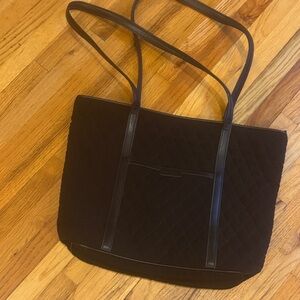 Vera Bradley Black Quilted Tote